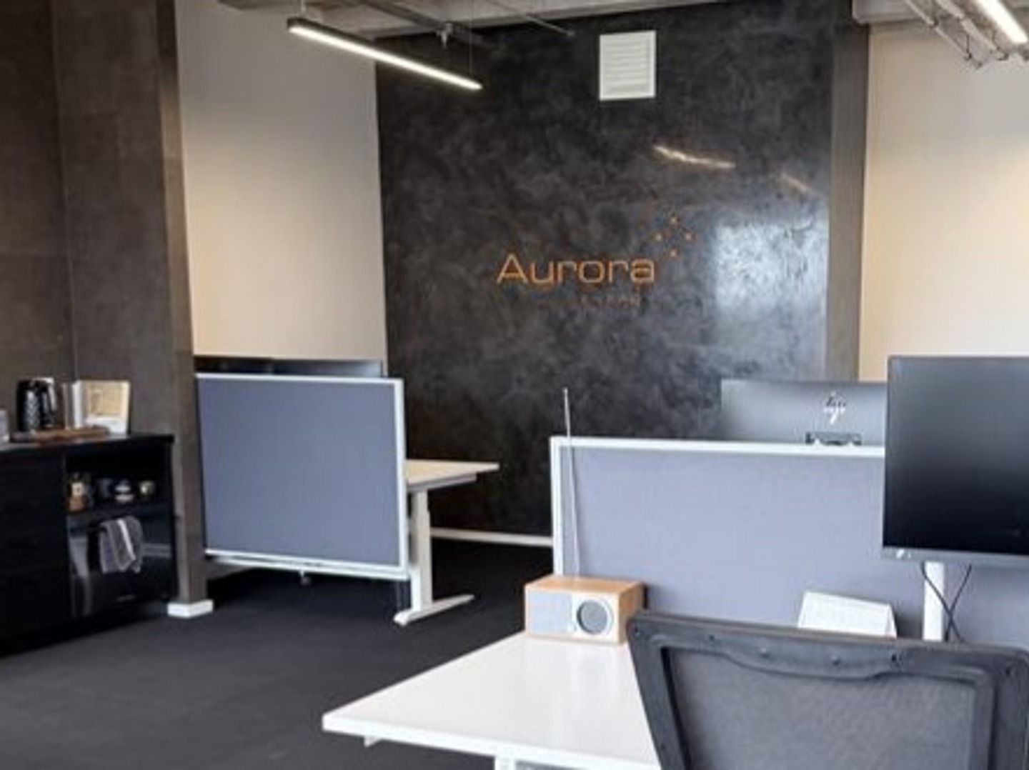 The interior of Aurora Energy's new office in Queenstown