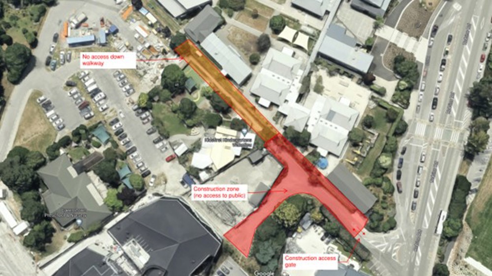 Map for Queenstown zone substation access Map for Queenstown zone substation access